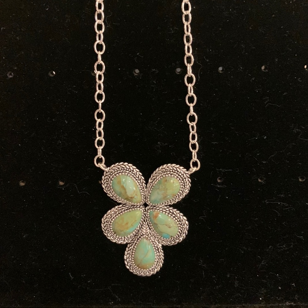 BARSE THAILAND TURQUOISE NECKLACE 18”